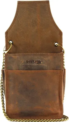 Image de GreenLand Nature sac banane Monte Holder for Waiter Wallet Brown brun