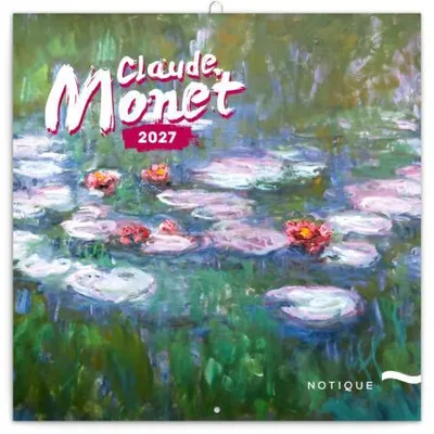 Image de NOTIQUE : Agenda de notes Claude Monet 2027, format 30 x 30 cm
