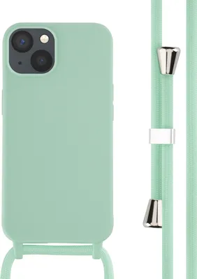Produktbild von imoshion SilikonHülle mit Band iPhone 13 - Mintgrün