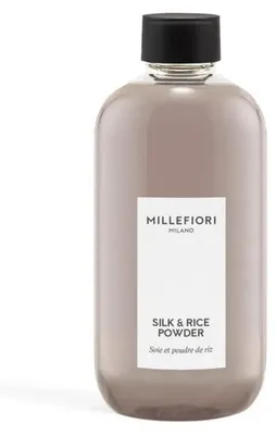 Zdjęcie produktu dla Millefiori Milano, wkład do dyfuzora zapachowego, Silk & Rice Powder, 250 ml