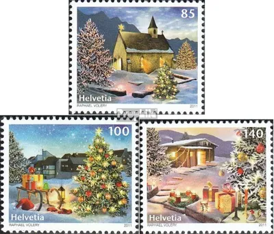 Produktbild von Briefmarken Schweiz 2011 Mi 2224-2226 (kompl.Ausg.) postfrisch Weihnachten