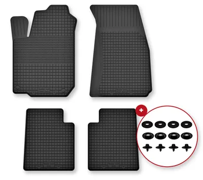 Immagine prodotto di Tappetini gomma vasca per Mitsubishi Colt V (CJ0) 1996-2003 Set 4 pezzi con clip