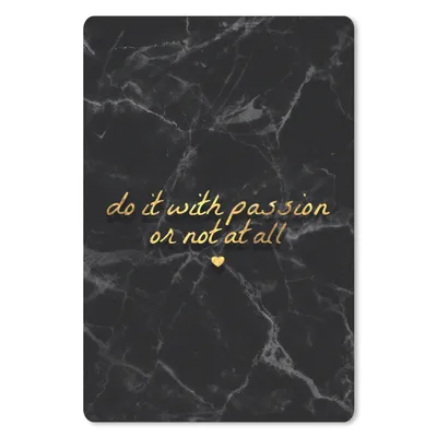 Produktbild von MuchoWow® Mauspad Mousepad Zitate - Sprichwörter - Gold - Marmor 40x60 cm - Mousepads - Maus Mat - Pad - Mausunterlage - Schreibtisch Accesoire