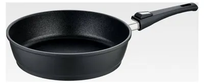 Produktbild von Schmorpfanne Vario Click 28 cm, Induktion, hoher Rand, abnehmbarer Stiel, robuster Aluguss, antihaftbeschichtet, Schwarz