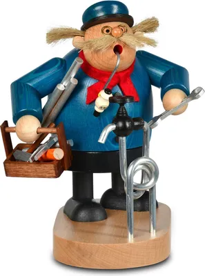 Produktbild von Klempner (19cm) Räuchermann von KWO