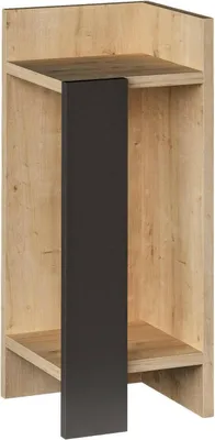 Produktbild von Dmora Nachttisch Taurus 25x27x60 cm Braun 2 Regale