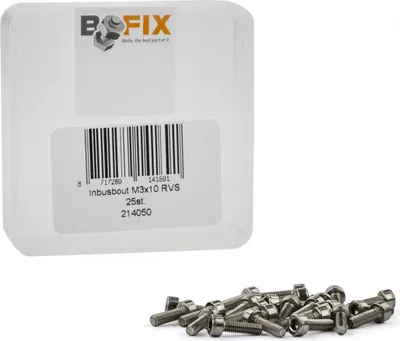 Produktbild von Bofix Box A 25 Allen Bolts M3x10 Edelstahl