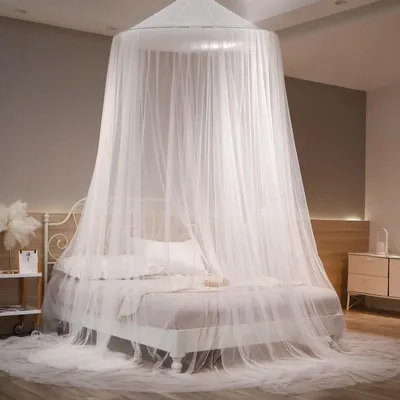 Immagine prodotto di Zanzariera per letti singoli e matrimoniali, altezza 250 cm