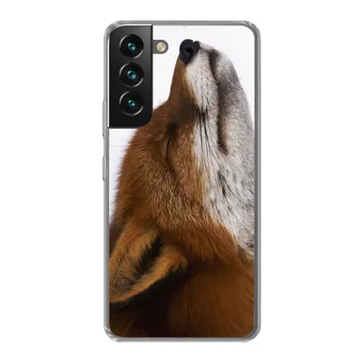 Produktbild von MuchoWow® Handyhülle Schutzhülle Hülle für Samsung Galaxy S22 Fuchs - Nase - Weiß Silikon Softcase Handy Hülle - Mobiltelefonhülle