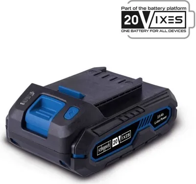 Immagine prodotto di Batteria 20 V, 2,0 Ah, Li-Ion, universale, serie Scheppach 20 V IXES, compatibile con gli utensili Scheppach IXES