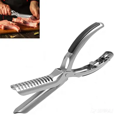 Produktbild von Rippenmembranentferner, Rippenhaut Entferner, Silber Alloy, Fleischzubereitung, Grillzubehör, Handlich