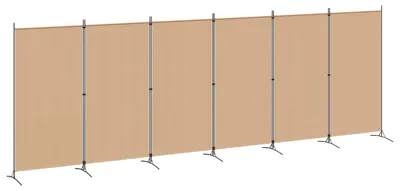 Immagine prodotto di vidaXL Set di 6 divisori da interno Beige 520 x 180 cm in tessuto