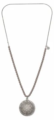 Produktbild von Lange Kette Vicky mit rundem Anhänger von collezione alessandro