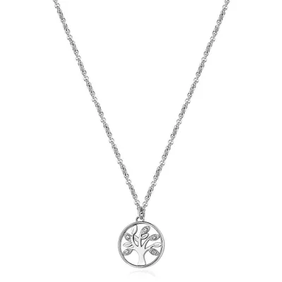 Image de Collier en acier Arbre de vie Chakra BHKN093