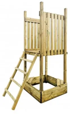 Produktbild von Spielturm Kinder mit Sandkasten - (4003)