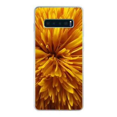 Produktbild von MuchoWow® Handyhülle Schutzhülle Hülle für Samsung Galaxy S10 Plus Löwenzahn - Gelb - Abstrakt Silikon Softcase Handy Hülle - Schutzhülle