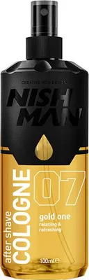 Obrázek produktu pro Voda po holení Nishman 7 & 1 Million Paco Rabanne Gold 100ml travel size