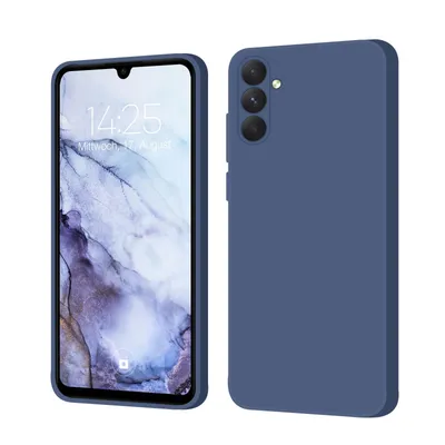 Produktbild von Hülle für Samsung Galaxy A55 5G Case Cover Bumper Silikon Softgrip Schutzhülle Farbe: Lavendelblau