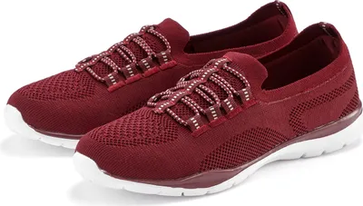 Produktbild von LASCANA Sneaker Slipper, Halbschuh, Slip-On-Sneaker, bordeaux Größe 43