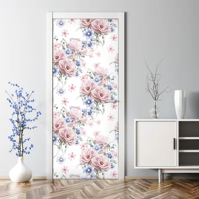 Produktbild von Dekorative Türposter selbstklebend Klebefolie Wandaufkleber Türaufkleber Blätter Tropische 70 x 200 cm