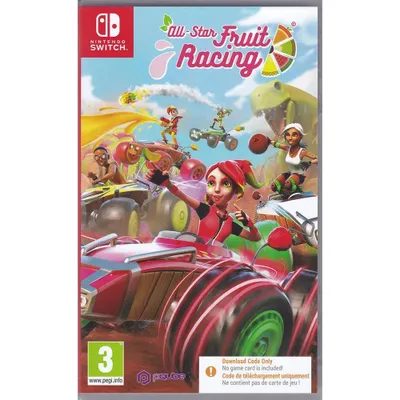 Produktbild von Nintendo Switch All Star Fruit Racing Code In Box En/fr/de/it/es One Size