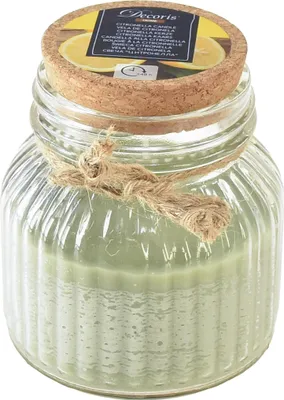 Produktbild von Duftkerze im Glas mit Citronella für Balkon und Garten