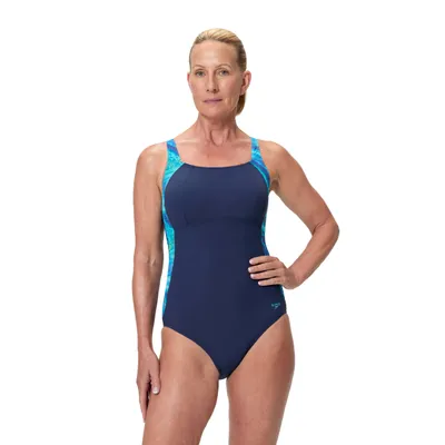 Produktbild von Speedo Print Luna Lustre Badeanzug Blau UK 36 Frau Blau UK 36