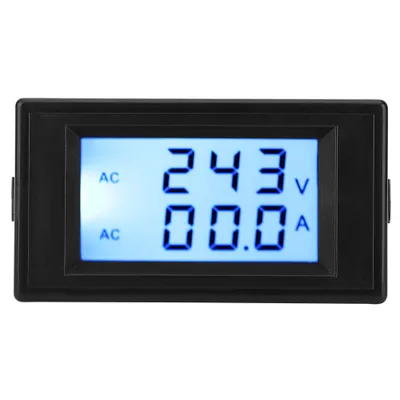 Produktbild von D69-2042 Woltomierz amperomierz z podwójnym wyświetlaczem AC80-300V 0-50A 0-100A z przekładnikiem prądowym