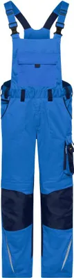 Produktbild von Workwear Pants with Bib - STRONG - royal/navy, Gr. 110