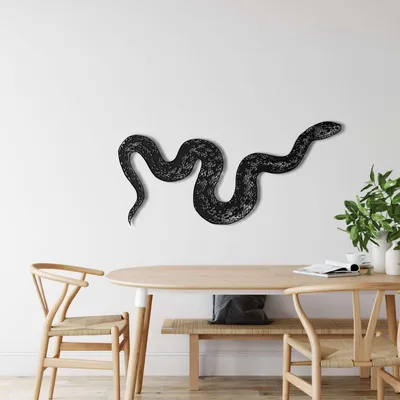 Obrázok produktu pre Wallity, elegantné kovové doplnky na stenu, čierna farba, 100 x 47 cm | 100% kov