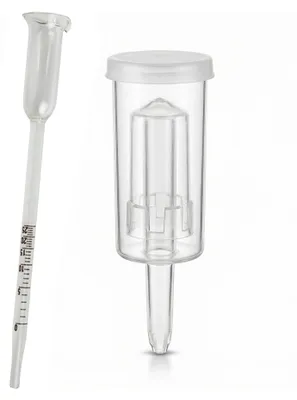 Produktbild von Glas Vinometer 0-25% Vol. Kunststoff Gärröhrchen Set Wein Bier Gärrohr Alkoholmessgerät Gärspund für Wein Bier Most und Fruchtwein