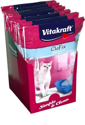 Produktbild von VITAKRAFT CloFix Beutel für Katzentoilette - 10x 15 Beutel