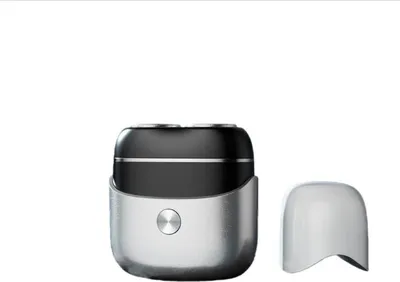 Produktbild von INF Mini Elektrorasierer für Herren - USB Aufladbar, Wasserdicht, Reisefreundlich Silber