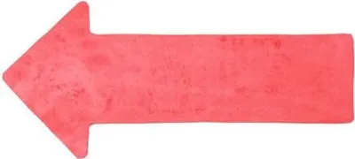 Immagine prodotto di Segnapasso a freccia rosso confezione da 1 pz