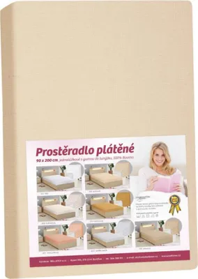 Produktbild von Leintuch - Beige - 90x200