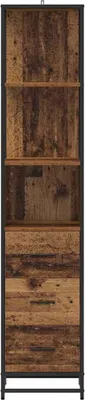 Produktbild von "Schlussverkauf" Badezimmer Sets - Badmöbel mit Stauraum - Altholz 35x37,5x166 cm Holzwerkstoff C13342