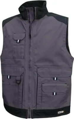 Produktbild von DASSY Arbeitsweste FARO Weste Gr. 3XL grau/schwarz
