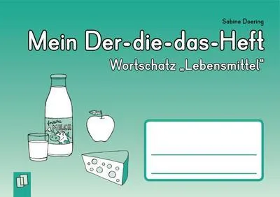 Obrázok produktu pre Mein Der-die-das-Heft: Wortschatz "Lebensmittel"