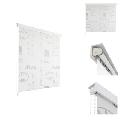 Obrázek produktu pro vidaXL Sprchová roleta 140x240 cm Splash design - Sprchové závěsy a zástěny