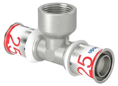 Produktbild von UPONOR S-Press PLUS T-Stück, m. Innengew., 25-Rp3/4"FT-25, 1 Stk.