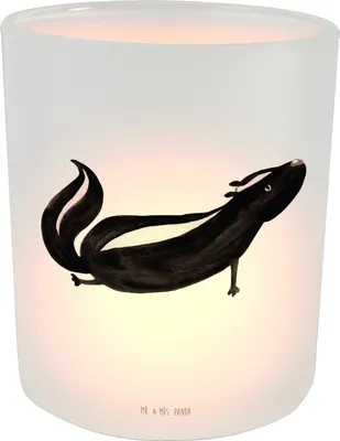 Produktbild von Mr. & Mrs. Panda Glas Windlicht Stinktier Yoga - Transparent - Geschenk, aus, Raubtier, Teelichthalter, Skunk, Namaste, Liebe, Kerzenhalter