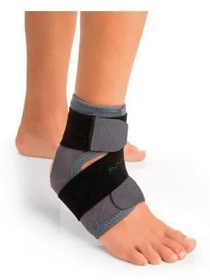 Produktbild von Orliman Sprunggelenkbandage für Kinder - 2 - Universell - Grau