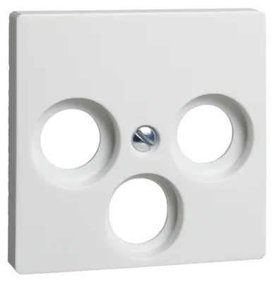 Produktbild von ELSO Joy Koax-Abdeckung 266034 3Loch reinweiss