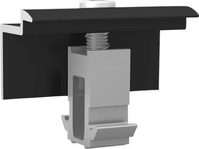 Produktbild von K2 DomeClamp EC Black Set 30-50 2002610 Endklemme schwarz eloxiert