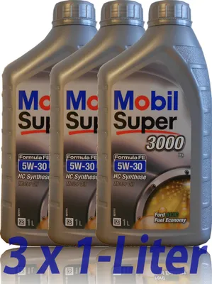 Produktbild von Mobil Super 3000 X1 Formula Fe 5w-30 3x 1 Liter