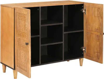 Zdjęcie produktu dla Komoda vidaXL 90 x 33 x 75 cm z litego drewna mangowego