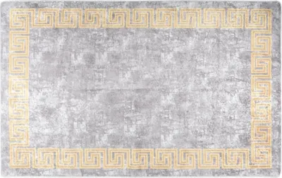 Produktbild von Teppich Waschbar 80x150 cm Grau Rutschfest
