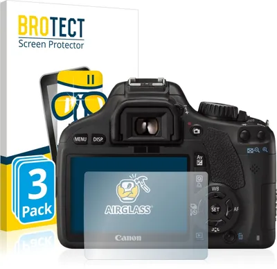 Produktbild von 3x BROTECT Schutzglas für Canon EOS 550D Schutzfolie Panzer Folie Glas Display Schutz klar