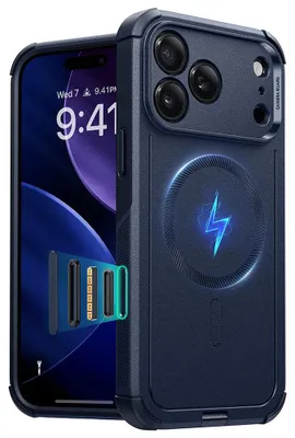 Obrázok produktu pre ESR - Cyber HaloLock ochranný obal na iPhone 17 Pro - modrý