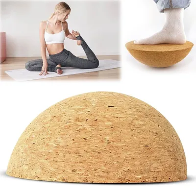 Immagine prodotto di Tavola di equilibrio in sughero per l'allenamento dell'equilibrio